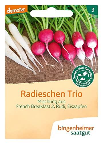 Bingenheimer Saatgut AG Radieschen Trio - Radies Mischung (1 x 1 Stk) von Bingenheimer Saatgut AG