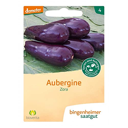 BINGENHEIMER Saatgut, Aubergine, Sorte Zora von Bingenheimer Saatgut