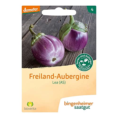 BINGENHEIMER Saatgut Aubergine, Sorte Lea von Bingenheimer Saatgut