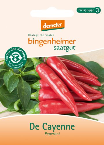 Bingenheimer Saatgut AG - De Cayenne - Peperoni (Saatgut) - 1 Tüte von Bingenheimer Saatgut
