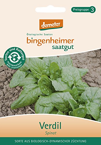 Bingenheimer Saatgut - Spinat Verdil - Gemüse Saatgut / Samen von Bingenheimer