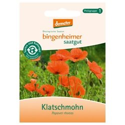 Bingenheimer Saatgut - Klatschmohn - Blumen Saatgut / Samen von Bingenheimer Saatgut