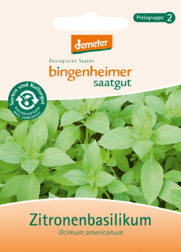 Bingenheimer Saatgut Zitronenbasilikum Ocimum americanum demeter bio für ca. 10 m² von Bingenheimer Saatgut
