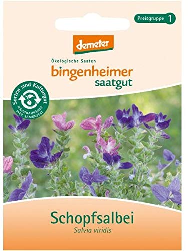 Bingenheimer Schopfsalbei, Bio, 1 Portiostüte 0,40 g -reicht für ca. 120 Pflanzen von Bingenheimer Saatgut