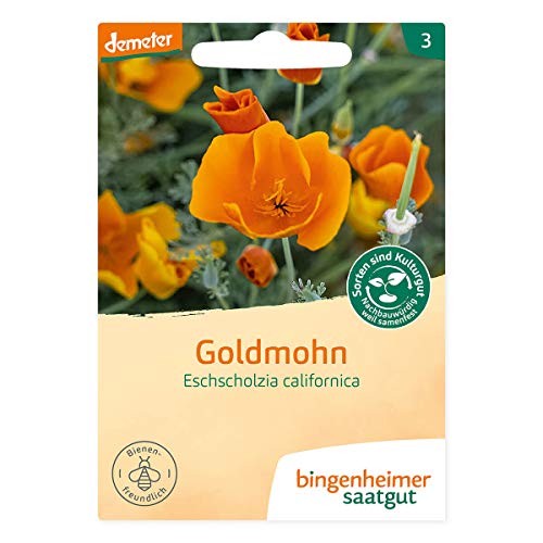 Bingenheimer Saatgut - Goldmohn - 1 Tüte von Bingenheimer Saatgut