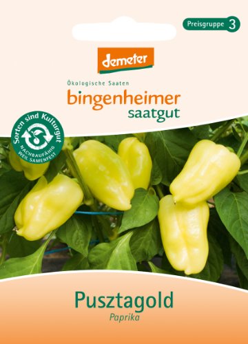 Paprika Pusztagold von Bingenheimer Saatgut