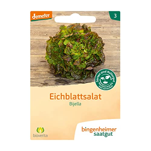 Bingenheimer Eichblattsalat Bijella, Bio, 1 Portionstüte 0,25g von Bingenheimer