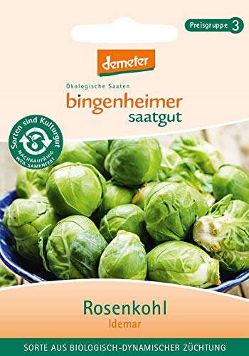 Bingenheimer Rosenkohl Idemar G609, demeter, 1 Portionsgrösse für etwa 50 Pflanzen von Bingenheimer