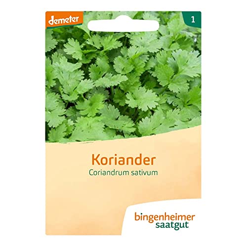 Bingenheimer Saatgut Koriander Coriandrum sativum demeter bio für ca. 5 m² von Bingenheimer