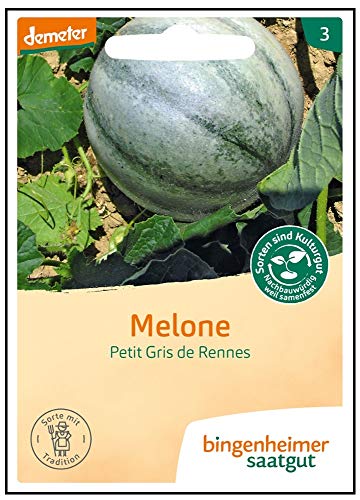 Bingenheimer Saatgut Melone Petit Gris de Rennes demeter bio für ca. 12 Pflanzen von Bingenheimer