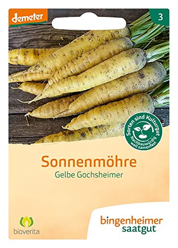 Bingenheimer Saatgut Sonnenmöhre Gelbe Gochsheimer demeter bio für ca. 1000 Pflanzen von Bingenheimer