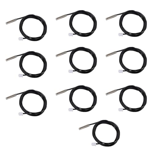 Binghe 10 Stücke NTC 10k Temperaturfühler, NTC 10k Temperatursensor, 1 Meter Temperatursensor Sonde,NTC 10k Thermistor-Temperatursensor mit Kabel Für die Temperaturüberwachung und -Steuerung Binghe 10 Stücke NTC 10k Temperaturfühler, NTC 10k Temperatursensor, 1 Meter Temperatursensor Sonde,NTC 10k Thermistor-Temperatursensor mit Kabel Für die Temperaturüberwachung und -Steuerung von Binghe