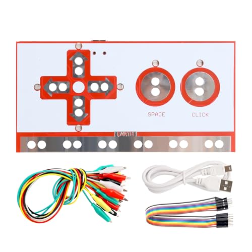 Binghe MK Set Kit für MAKEY Controller Board, Inklusive USB-Datenkabel, Krokodilklemmen und Überbrückungsdrähten, perfekt für Ausbildung und DIY-Innovation Binghe MK Set Kit für MAKEY Controller Board, Inklusive USB-Datenkabel, Krokodilklemmen und Überbrückungsdrähten, perfekt für Ausbildung und DIY-Innovation von Binghe