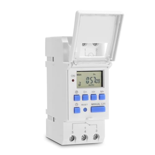 Digitale Zeitschaltuhr mit LCD Anzeige Binghe 220V 15A WöChentliche Digitale Zeitschaltuhr 15A Timer Zeitschaltuhr mit 18 Schaltprogramme Geeignet für Straßenbeleuchtung und Haushaltsgeräte Digitale Zeitschaltuhr mit LCD Anzeige Binghe 220V 15A WöChentliche Digitale Zeitschaltuhr 15A Timer Zeitschaltuhr mit 18 Schaltprogramme Geeignet für Straßenbeleuchtung und Haushaltsgeräte von Binghe