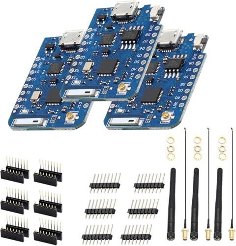 Binghe 3 Stück ESP Mini PRO Entwicklungsboard, ESP NodeMcu Lua WiFi Entwicklungsboard mit CP2104 Chip Basierend auf ESP Kompatibel mit Arduino (Entwicklungsplatine + Antenne 32 MBIT = 4 MB) von Binghe
