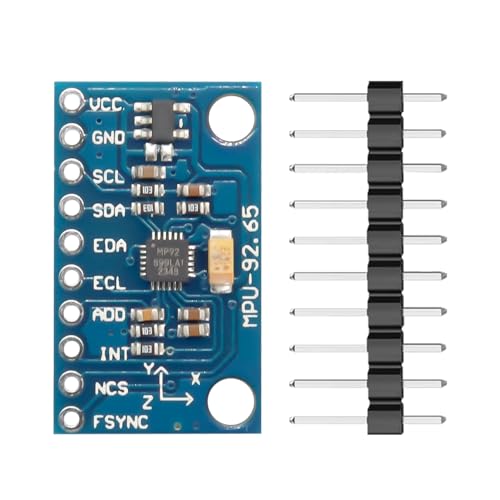 GY-9250 9-Axis Sensor Modul Binghe 1 Stücke MPU9250 Accelerator Gyro Sensor Kompass Magnetfeldsensor Beschleunigungsbereich ±2±4±8±16g I2C/SPI-Kommunikation 3-5 V Kompatibel mit Arduino GY-9250 9-Axis Sensor Modul Binghe 1 Stücke MPU9250 Accelerator Gyro Sensor Kompass Magnetfeldsensor Beschleunigungsbereich ±2±4±8±16g I2C/SPI-Kommunikation 3-5 V Kompatibel mit Arduino von Binghe