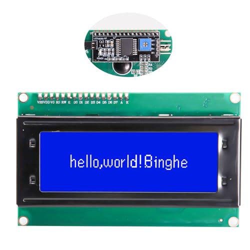 LCD Display Modul Binghe 2004 LCD Display 16x2 Zeichen Display Modul I2C IIC Display 5V LCD mit Hintergrundbeleuchtung Blauem Bildschirm kompatibel mit Arduino mit Raspberry Pi LCD Display Modul Binghe 2004 LCD Display 16x2 Zeichen Display Modul I2C IIC Display 5V LCD mit Hintergrundbeleuchtung Blauem Bildschirm kompatibel mit Arduino mit Raspberry Pi von Binghe