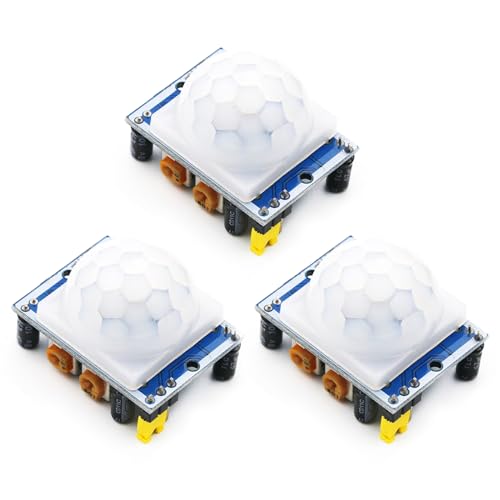 Menschlichen Sensor PIR Modul Binghe 3 Stücke PIR Bewegungssensor Bewegungsmelde Modul Pyroelektrischen Infrarot für menschlichen Infrarotsensor Kompatibel mit Arduino Menschlichen Sensor PIR Modul Binghe 3 Stücke PIR Bewegungssensor Bewegungsmelde Modul Pyroelektrischen Infrarot für menschlichen Infrarotsensor Kompatibel mit Arduino von Binghe