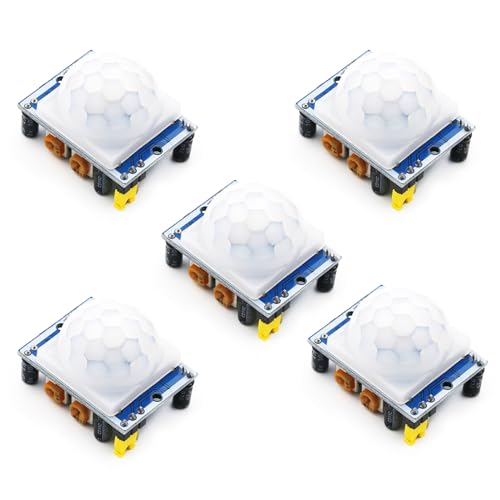 Menschlichen Sensor PIR Modul Binghe 5 Stücke PIR Bewegungssensor Bewegungsmelde Modul Pyroelektrischen Infrarot für menschlichen Infrarotsensor Kompatibel mit Arduino Menschlichen Sensor PIR Modul Binghe 5 Stücke PIR Bewegungssensor Bewegungsmelde Modul Pyroelektrischen Infrarot für menschlichen Infrarotsensor Kompatibel mit Arduino von Binghe