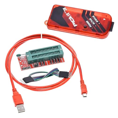 PIC kit3 Programmer Debugger Binghe PIC Kit3 Programmierer, PICKit 3 Emulator, Pic Kit Downloader mit ICD2 Writer Zur Programmentwicklung, Fehlersuche und Entwicklung von PC-Software und -Hardware PIC kit3 Programmer Debugger Binghe PIC Kit3 Programmierer, PICKit 3 Emulator, Pic Kit Downloader mit ICD2 Writer Zur Programmentwicklung, Fehlersuche und Entwicklung von PC-Software und -Hardware von Binghe