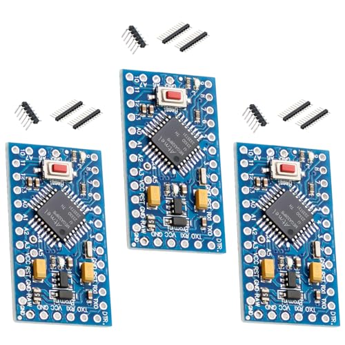 Pro Mini mit 3.3V Entwicklungsboard Binghe 3 Stück Mini Pro mit Chip Pro Mini 5V/16M Modul DC 3.3 V - 12 V 14 Digitale E/A-Stifte Kompatibel mit Arduino Pro Mini mit 3.3V Entwicklungsboard Binghe 3 Stück Mini Pro mit Chip Pro Mini 5V/16M Modul DC 3.3 V - 12 V 14 Digitale E/A-Stifte Kompatibel mit Arduino von Binghe