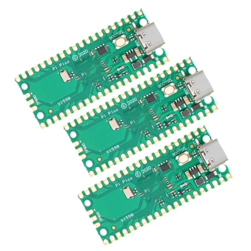 Rasp Pi Pico Entwicklungsboard Binghe 3 Stück Rasp Pi Pico Entwicklungsboard 5V ARMCortex M0 Prozessor Dual-Core 133Mhz 264K Type-C USB 40 Pins Unterstützt C/C++/Python Rasp Pi Pico Entwicklungsboard Binghe 3 Stück Rasp Pi Pico Entwicklungsboard 5V ARMCortex M0 Prozessor Dual-Core 133Mhz 264K Type-C USB 40 Pins Unterstützt C/C++/Python von Binghe