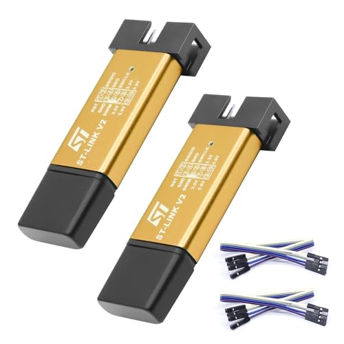 ST-Link V2 Programmier Binghe 2 Stücke ST-Link V2 Emulator ST-Link Downloader Mini-Debugger Programmier mit Dupont Wires ST-Link Emulator Downloader für 8/32 Bit-Mikrocontroller ST-Link V2 Programmier Binghe 2 Stücke ST-Link V2 Emulator ST-Link Downloader Mini-Debugger Programmier mit Dupont Wires ST-Link Emulator Downloader für 8/32 Bit-Mikrocontroller von Binghe