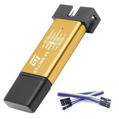 ST-Link V2 Programmier Binghe ST Link V2 Emulator ST-Link Downloader Mini-Debugger Programmier mit Dupont Wires ST-Link Emulator Downloader für 8/32 Bit-Mikrocontroller ST-Link V2 Programmier Binghe ST Link V2 Emulator ST-Link Downloader Mini-Debugger Programmier mit Dupont Wires ST-Link Emulator Downloader für 8/32 Bit-Mikrocontroller von Binghe