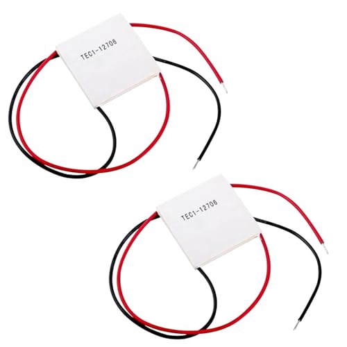 TEC1-12706 peltierelement 12V Modul Binghe 2 Stück Peltier Modul, TEC1-12706 Kühlkörper Thermoelektrische Kühler Für die Wärmeableitung in elektronischen Geräten TEC1-12706 peltierelement 12V Modul Binghe 2 Stück Peltier Modul, TEC1-12706 Kühlkörper Thermoelektrische Kühler Für die Wärmeableitung in elektronischen Geräten von Binghe