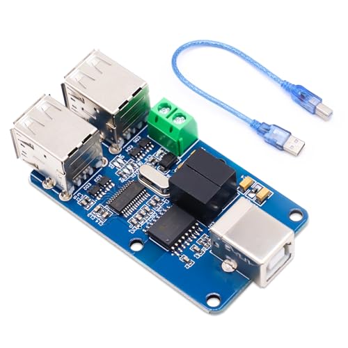 USB Isolator Binghe 4 Kanal USB HUB Isolations Modul mit Kabel Support 12Mbps 1.5Mbps ADUM3160 Chip Plug and Play für Starkem Schutz vor Stromstörungen Kompatibel mit USB2.0 USB Isolator Binghe 4 Kanal USB HUB Isolations Modul mit Kabel Support 12Mbps 1.5Mbps ADUM3160 Chip Plug and Play für Starkem Schutz vor Stromstörungen Kompatibel mit USB2.0 von Binghe