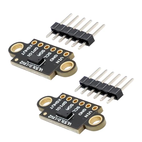 VL53L0X Laser Distanzsensor Binghe 2 Stück VL53L0X Laser-Abstandssensor-Module VL53L0X V2 Time-of-Flight-Entfernungsmesssensor modul I2C IIC kompatibel mit Arduino,für Drohnen, Roboter VL53L0X Laser Distanzsensor Binghe 2 Stück VL53L0X Laser-Abstandssensor-Module VL53L0X V2 Time-of-Flight-Entfernungsmesssensor modul I2C IIC kompatibel mit Arduino,für Drohnen, Roboter von Binghe