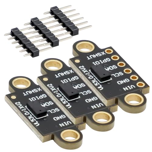 VL53L0X Laser Distanzsensor Binghe 3 Stück VL53L0X Laser-Abstandssensor-Module VL53L0X V2 Time-of-Flight-Entfernungsmesssensor modul I2C IIC kompatibel mit Arduino,für Drohnen, Roboter VL53L0X Laser Distanzsensor Binghe 3 Stück VL53L0X Laser-Abstandssensor-Module VL53L0X V2 Time-of-Flight-Entfernungsmesssensor modul I2C IIC kompatibel mit Arduino,für Drohnen, Roboter von Binghe