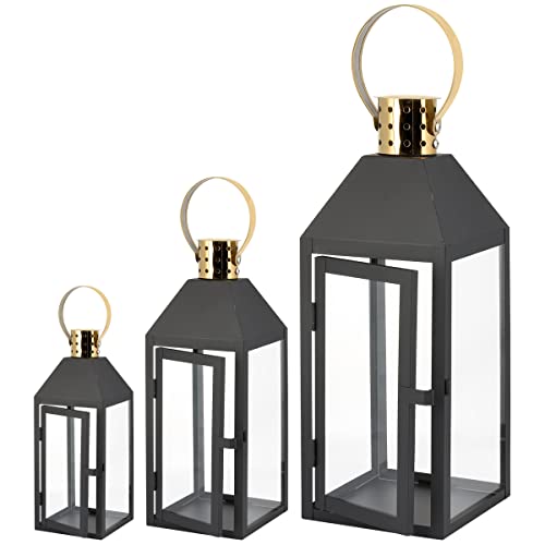 Laterne 3er Set XXL Gartenlaterne Metall Windlicht Laternen Kerzenhalter Set Kerzenleuchter F34 Laterne 3er Set XXL Gartenlaterne Metall Windlicht Laternen Kerzenhalter Set Kerzenleuchter F34 von Bingo-Shop