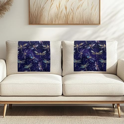 Binienty Kopfstützenbezug für Liege und Sessel, Libellen-Sofa-Sitzkissenbezug für Winterterrassenmöbel, Wohnmobil-Bank, warmer Komfort, maschinenwaschbar, 1 Stück von Binienty