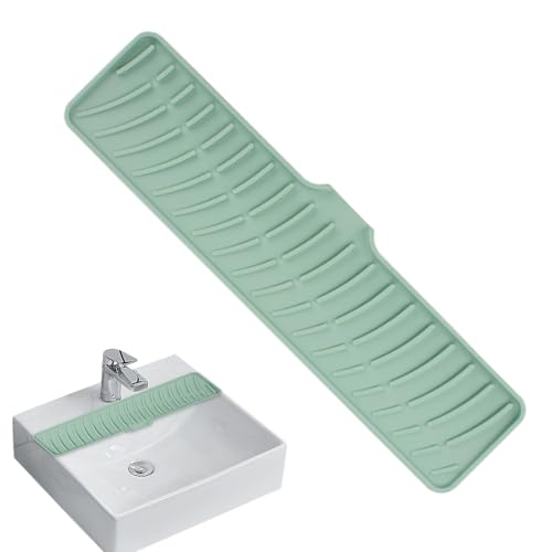 Biniveil Abtropfmatte für Gerichte, Abtropfmatte für die Küche | Abtropfpad aus Silikon mit integrierter Abtropflippe,Kaffeemaschinenmatte, Luftfritteusenmatte, elektrische Ofenmatte, von Biniveil