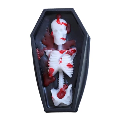 Biniveil Aromatherapie Kerze - Gotische Gruselige Landhaus Vintage Halloween Dekoration | Wohlriechende Halloween Deko Für Wohnung Küche Schreibtisch Landhausstil Geburtstagsgeschenk Ideen von Biniveil