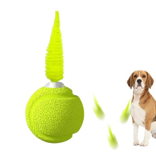 Biniveil Ball mit Federn Katze | Kätzchen Spielball Mit Geräusch - Hüpfball Spiel Für Drinnen Und Draußen Katzen Training Aktivität von Biniveil