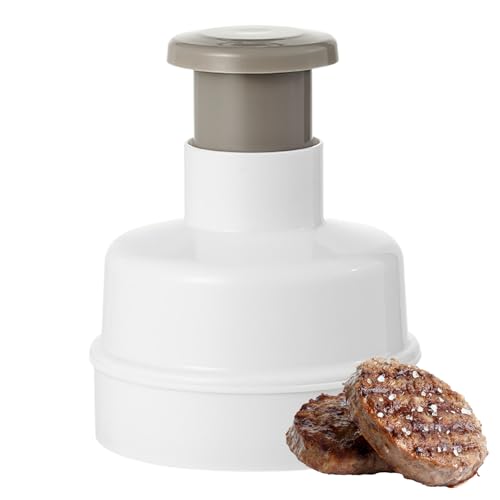 Biniveil Burgerpresse - Antihaft Beschichtung Burgerpatty Former,Küchenhelfer Ergonomische BBQ Zubehör Für Rind Wurst Fleisch,Kochen Zuhause Restaurant Wohnung von Biniveil