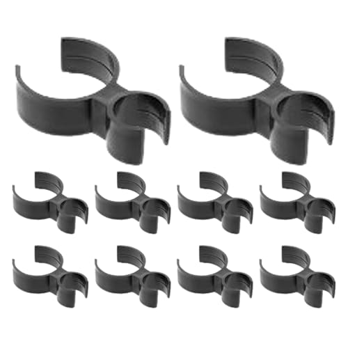 Biniveil Champagner-Wunderkerzen-Flaschenhalter-Clips, Kuchen-Kerzen-Clips | 10 Stück Weinflaschenklammern für Zuhause | Champagner-Wunderkerzen-Flaschenklammern für Weihnachten, Jubiläen, Halloween von Biniveil