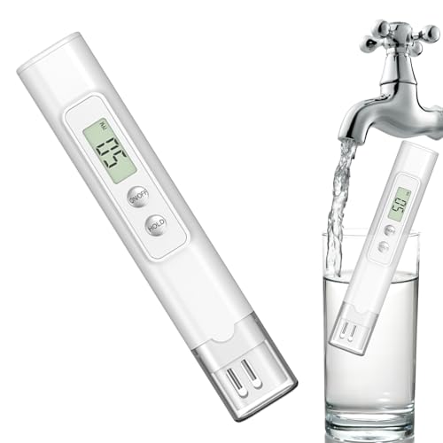 Biniveil Digitaler Wassertester | 0-9999 PPM Präzises Digitales Messgerät,Sofortmessung Monitor Testgerät für Filteranlagen Haushalt Wissenschaftliche Experimente Camping Biniveil Digitaler Wassertester | 0-9999 PPM Präzises Digitales Messgerät,Sofortmessung Monitor Testgerät für Filteranlagen Haushalt Wissenschaftliche Experimente Camping von Biniveil