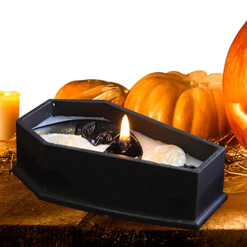 Biniveil Duftkerzen Für Zuhause - Gotische Gruselige Landhaus Vintage Halloween Dekoration - Wohlriechende Halloween Deko Für Wohnung Küche Schreibtisch Landhausstil Geburtstagsgeschenk Ideen von Biniveil