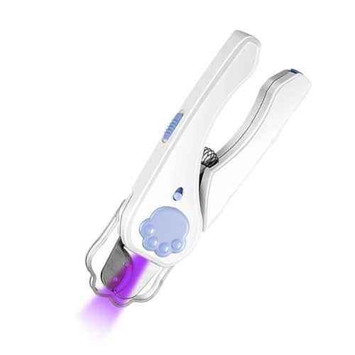 Biniveil Hund Krallenschere - Multifunktionale Krallenschere Mit LED-Licht - Feile Schonend Tragbare Tierpflege Schere Für Haustiere Reisen Camping von Biniveil