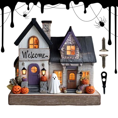 Biniveil Hut- und Kleiderhaken in Hausform, Urlaubsschild mit Schlüsselhalter, Weihnachten, Halloween, 2D, hängbar, Hausschild mit Haken für Zuhause, Wohnzimmer, Café, Buchhandlung, Schlafzimmer Biniveil Hut- und Kleiderhaken in Hausform, Urlaubsschild mit Schlüsselhalter, Weihnachten, Halloween, 2D, hängbar, Hausschild mit Haken für Zuhause, Wohnzimmer, Café, Buchhandlung, Schlafzimmer von Biniveil