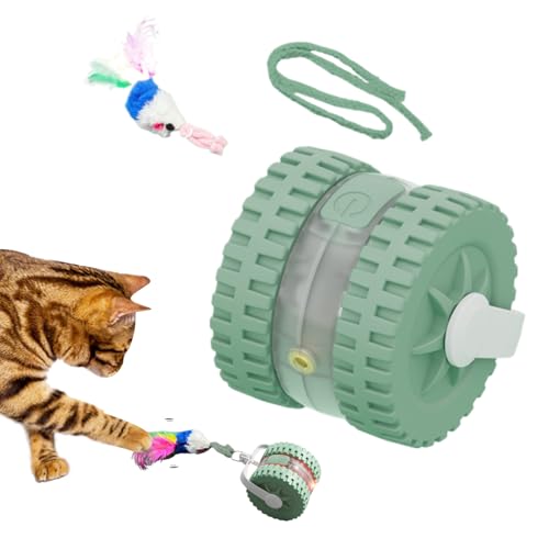 Biniveil Intelligente Ball Katzen Spielzeug - Smarte Bewegliche Kugel Für Kätzchen - Interaktives Katzenspiel zur geistigen Anregung, Langeweile-Reduzierung und Sinnesförderung von Biniveil