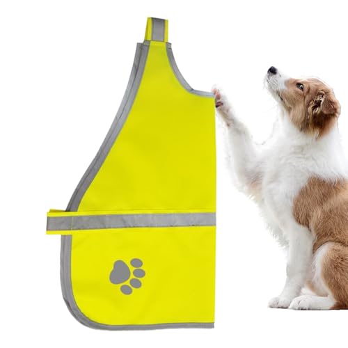 Biniveil Jagdhunde-Weste,BAU Hundeweste - Verstellbare Sicherheitskleidung Sichtbar Bei Tag Und Nacht Für Alle Größen von Biniveil
