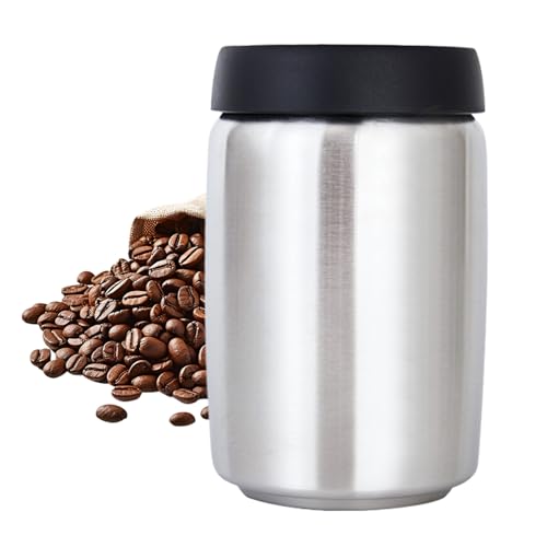 Biniveil Kaffee Behälter,Vakuumversiegelte Lebensmittelbehälter Küche,Vakuum Kaffeedose - für Kaffeesatz, Zucker, Tee, Trockenwaren, Nüsse, Mehl von Biniveil