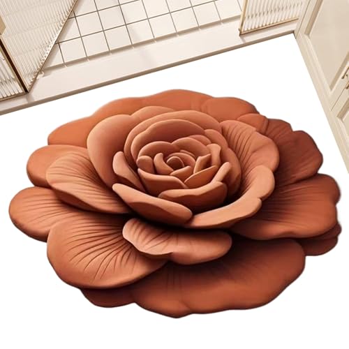Biniveil Kieselgur Badematte - Anti Rutsch Badezimmer Matte,Schnelltrocknende rutschfeste Ästhetische Blumenmatte 40x40cm Für Eingang Bad Spa Küche Biniveil Kieselgur Badematte - Anti Rutsch Badezimmer Matte,Schnelltrocknende rutschfeste Ästhetische Blumenmatte 40x40cm Für Eingang Bad Spa Küche von Biniveil