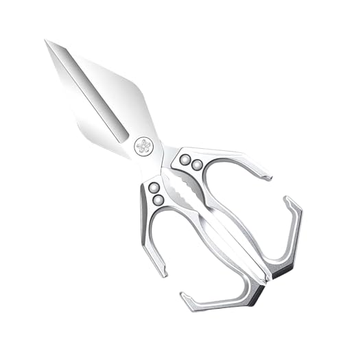 Biniveil Küchenschere - Geflügelschere Küchen Lebensmittel Schere,Aus Hochleistungsstahl Mit Rostfreier Klinge Für Haushalt Kochen Knochen Schneiden Huhn Truthahn von Biniveil