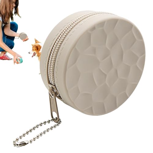 Biniveil Leckerlibeutel für das Hundetraining aus Silikon, Snackbeutel für das Haustiertraining, Snackbeutel für Hunde mit Reißverschluss, Belohnungsbeutel für Hundetraining, Snack-Köderbeutel für von Biniveil