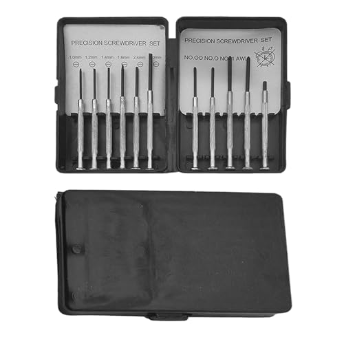 Biniveil Mini Schraubendreher Set | 11-teiliges Präzisions-Schraubendreher-Set für Uhrenreparatur | Mini Werkzeug für Elektronikreparatur von Kamera Laptop Smartphone Computer Ring Doorbell Brille von Biniveil